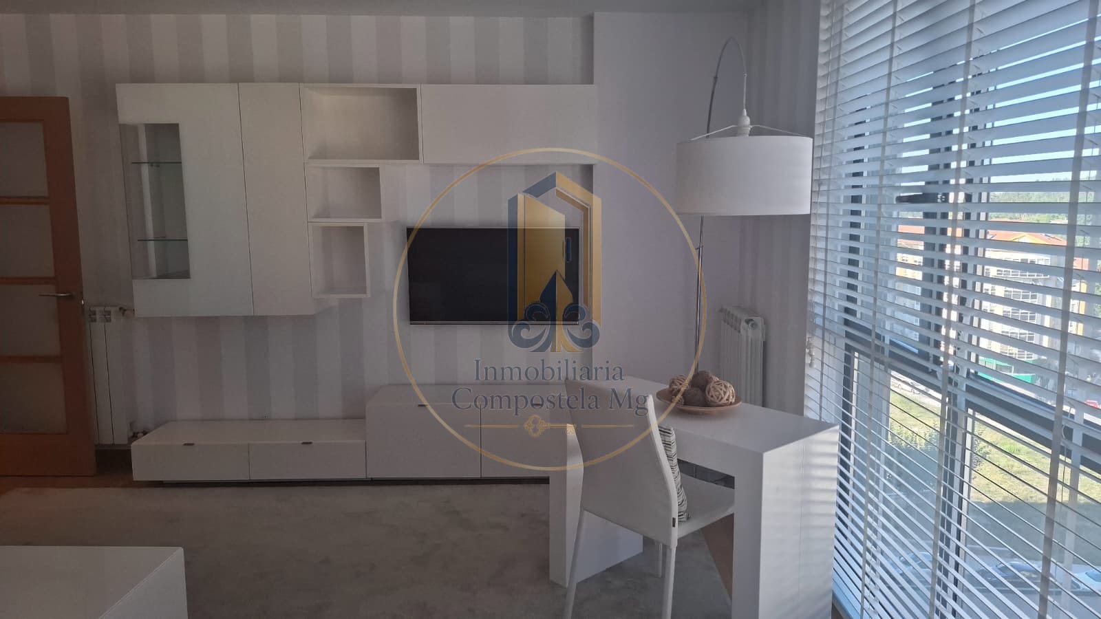 Salón del piso en alquiler en O Milladoiro